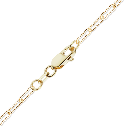 Flat Krinkle Bracelet in 14K Yellow Gold