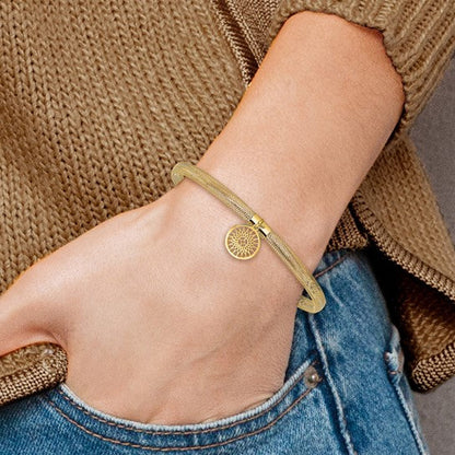 Sun Charm Stretch Bangle