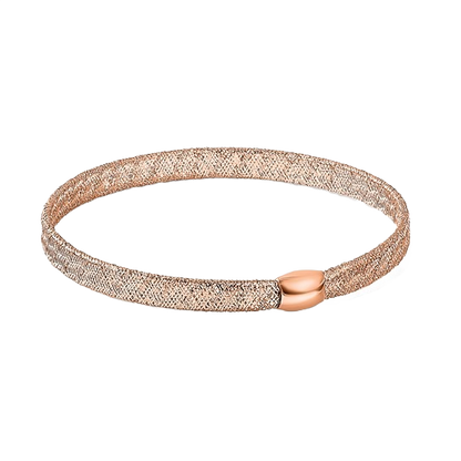 14K Rose Gold Stretch Bangle Bracelet - 5mm