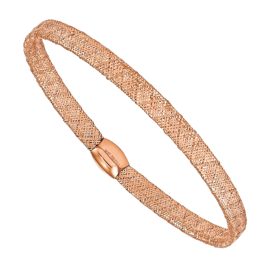 14K Rose Gold Stretch Bangle Bracelet - 5mm