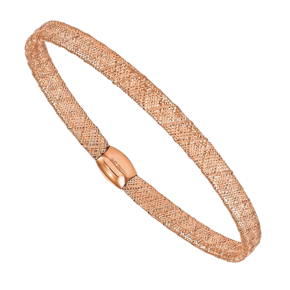 14K Rose Gold Stretch Bangle Bracelet - 5mm