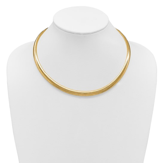 Graduated Stretch Necklace in 14K yellow gold