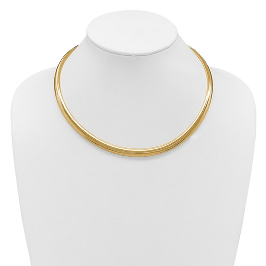 Graduated Stretch Necklace in 14K yellow gold