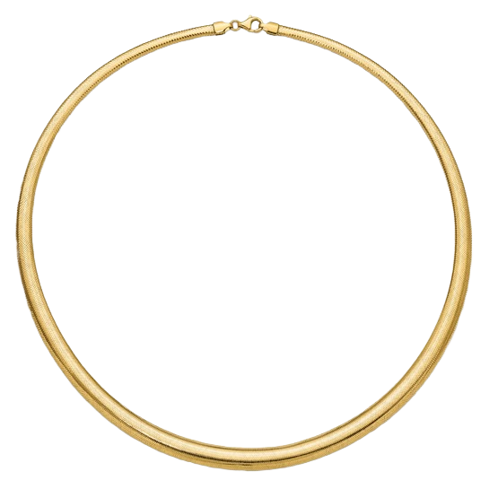 Graduated Stretch Necklace in 14K yellow gold