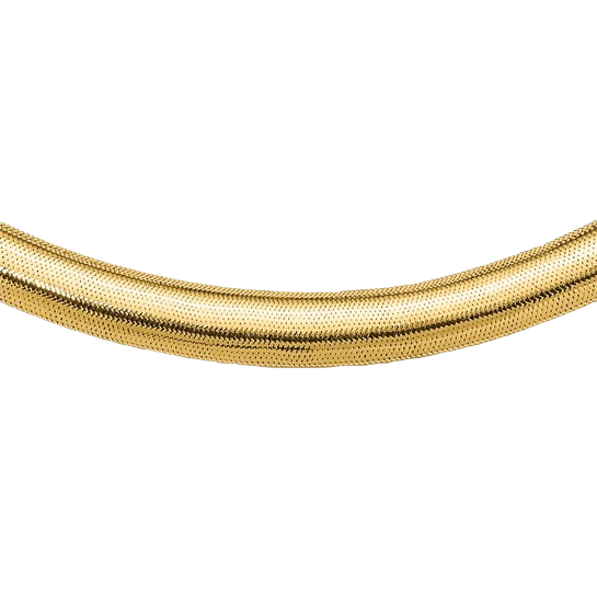 Graduated Stretch Necklace in 14K yellow gold