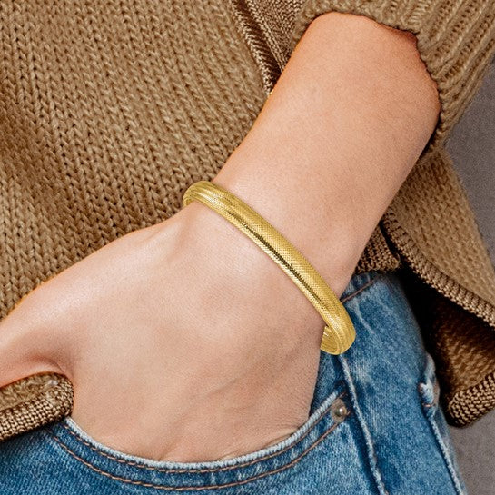 Stretch Slip-On Bracelet in 14K yellow gold