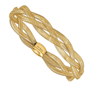 Stretch-Armreif aus 14-karätigem Gelbgold