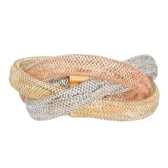 Flexible Mesh Ring in 14K yellow gold