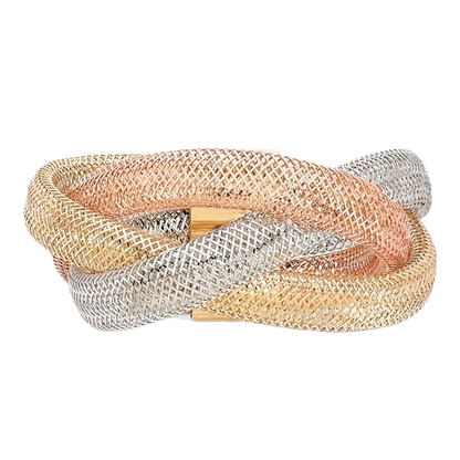 Flexible Mesh Ring in 14K yellow gold