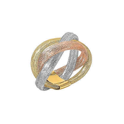 Flexible Mesh Ring in 14K yellow gold