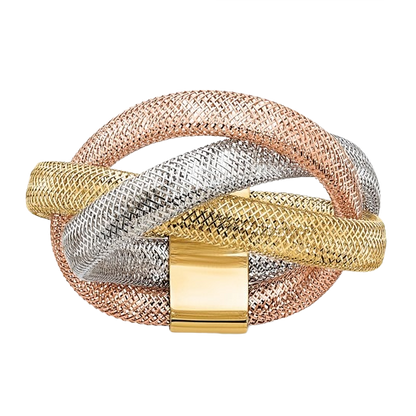 Flexible Mesh Ring in 14K yellow gold