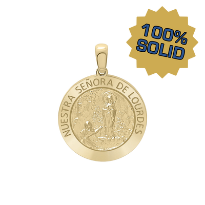 Our Lady of Lourdes Medallion, Nuestra Señora de Lourdes