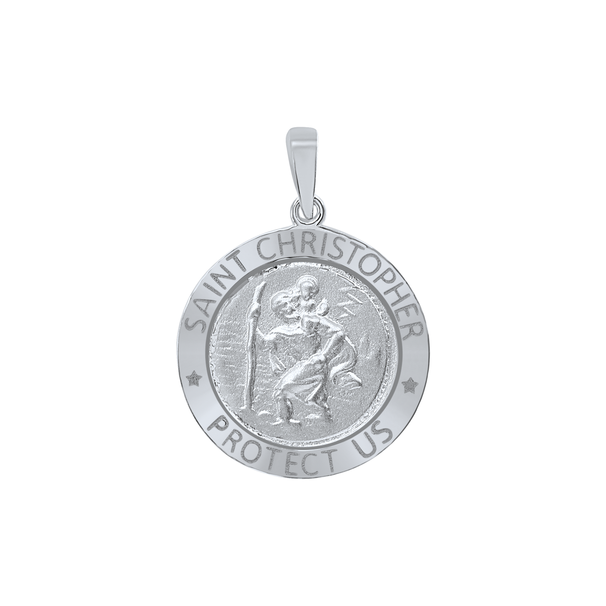 St.-Christophorus-Medaille aus Sterlingsilber - San Cristóbal