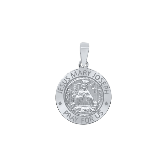 Round Holy FamilyJesus, Mary, and Joseph Medallion5