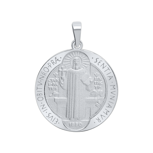 Pope Benedict XVI Medallion- Papa Benedicto XVI in sterling silver