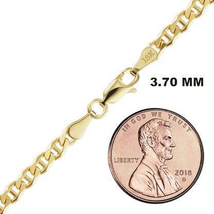 Mariner Curb Necklace 18K Yellow Gold