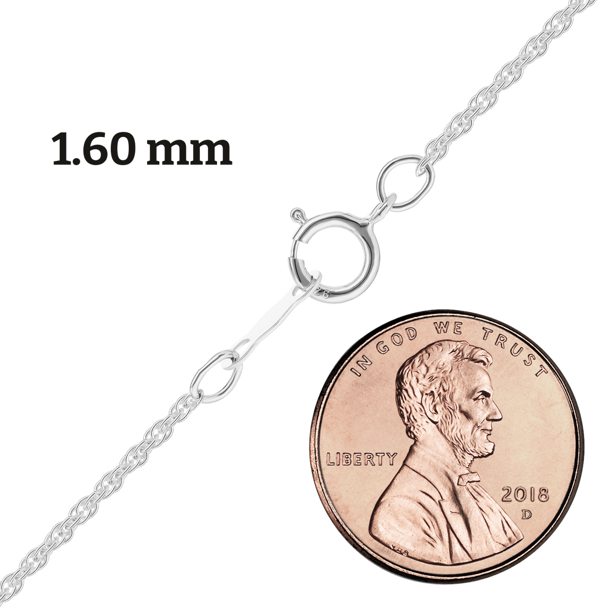 Maschinenseil-Halskette aus Sterlingsilber