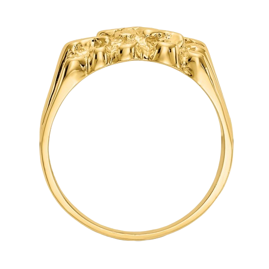 14k Gold Nugget Ring