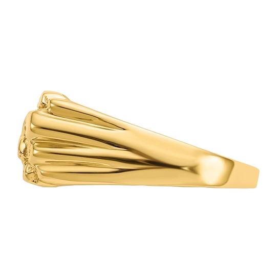 14k Gold Nugget Ring