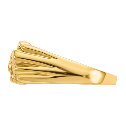 14k Gold Nugget Ring