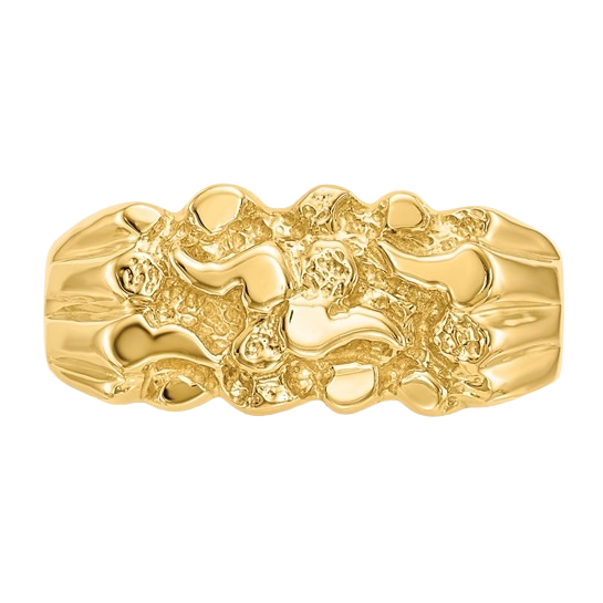 14k Gold Nugget Ring