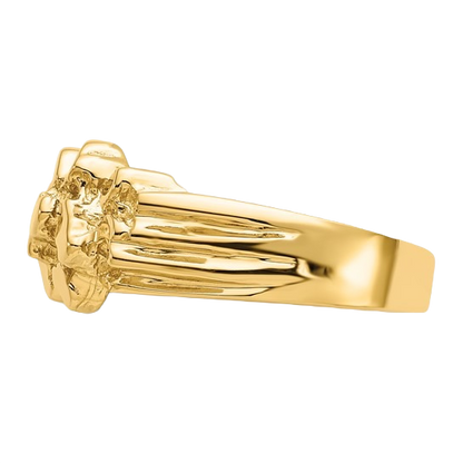 14K Gold Nugget Ring - Medium