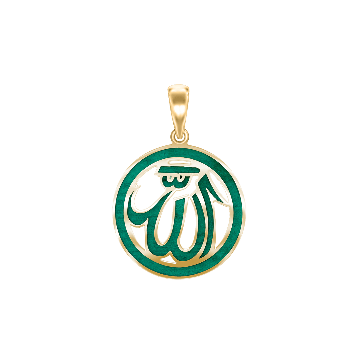 Allah Pendant in 14K Yellow Gold