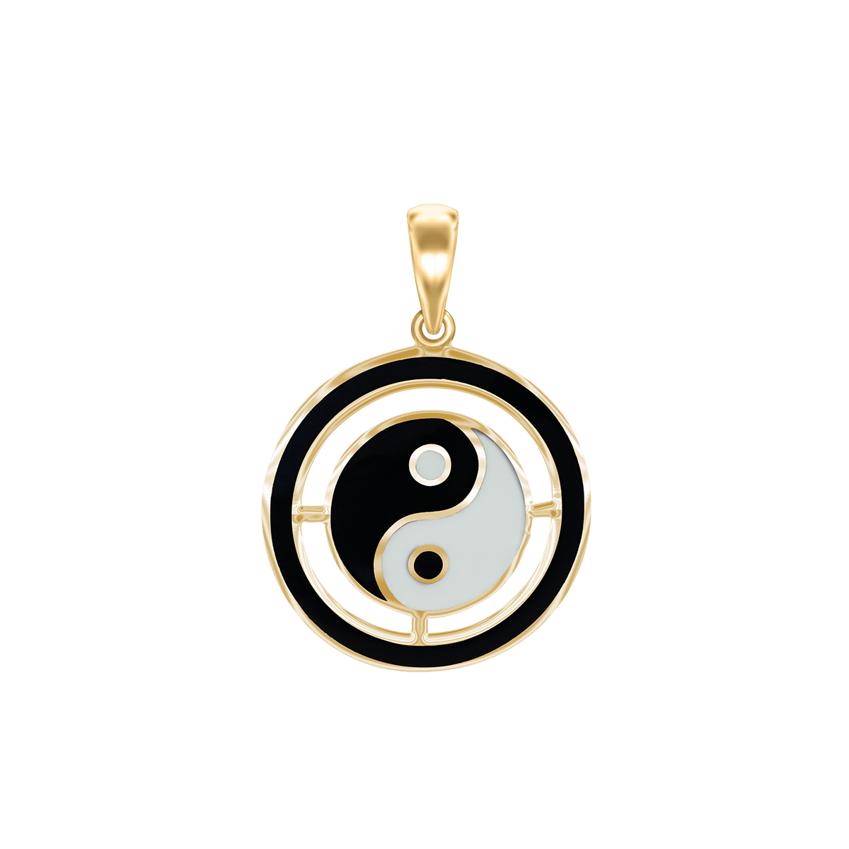 Yin Yang Symbol in Sterling Silver