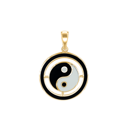 Yin Yang Symbol in Sterling Silver