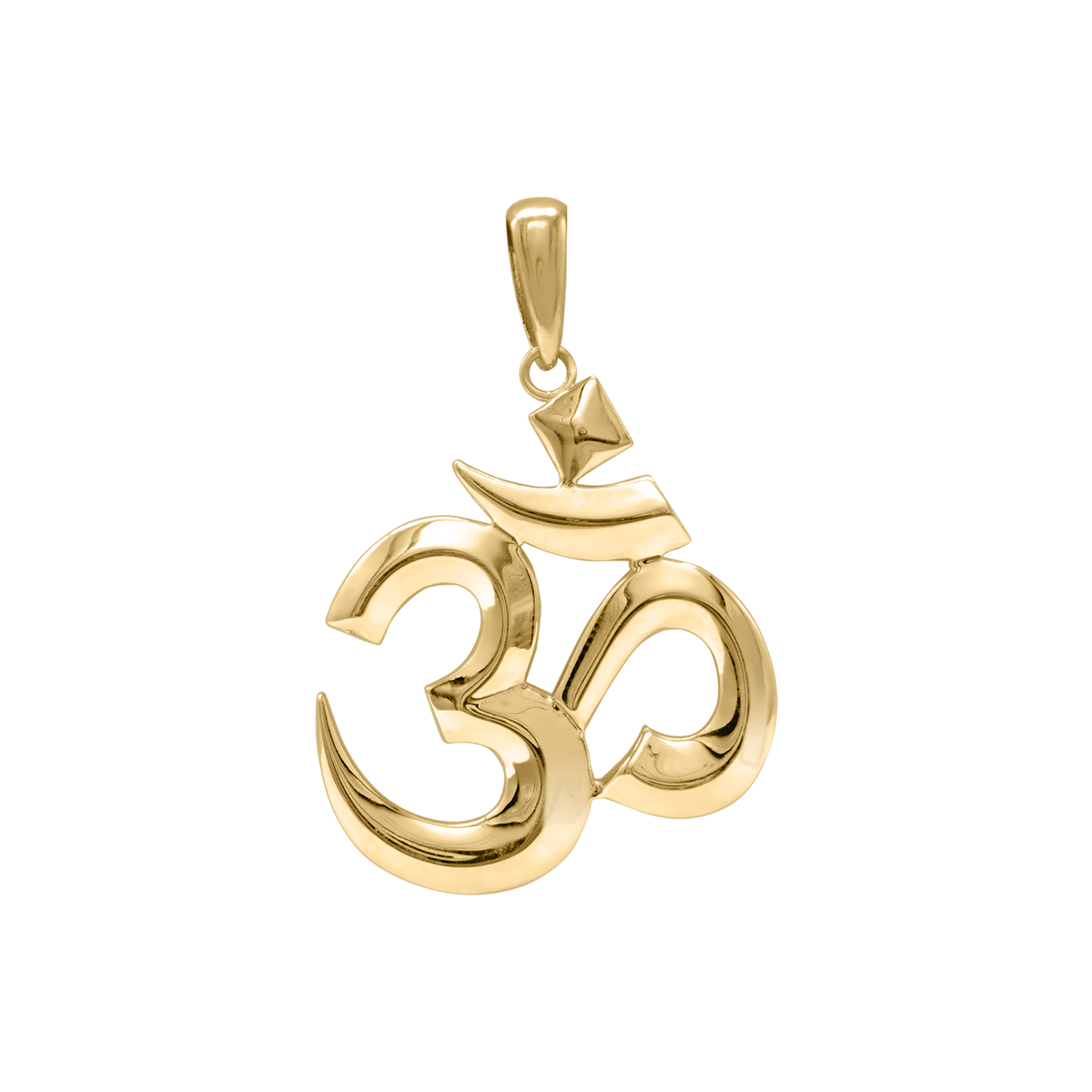 Hindu Om Pendant in Sterling Silver