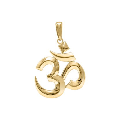 Hindu Om Pendant in Sterling Silver