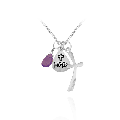 Hope & Faith Charm Pendants and Necklaces