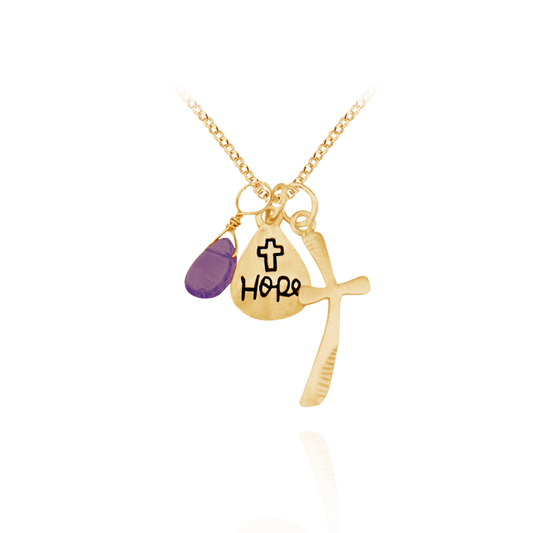 Hope & Faith Charm Pendants and Necklaces