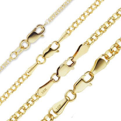 Rolo Bracelet in 18K Yellow Gold