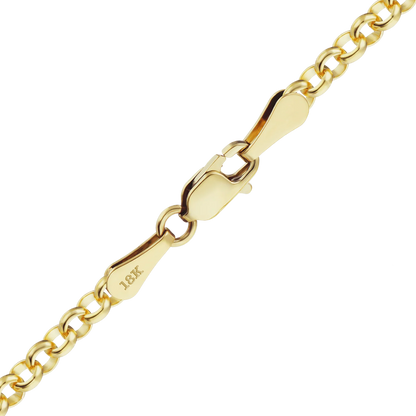 Rolo Bracelet in 18K Yellow Gold