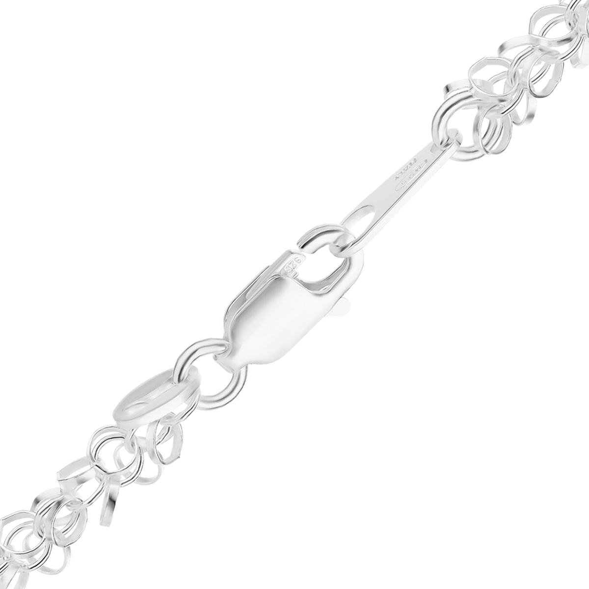 Handmade Ring Ring Necklace in sterling silver