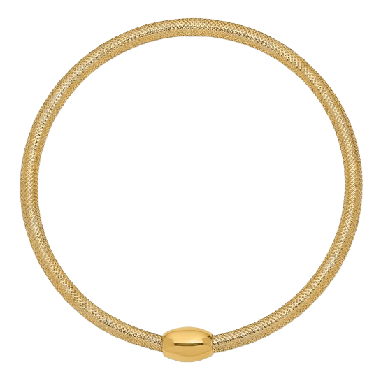Woven Mesh Slip-On Bracelet, 3mm