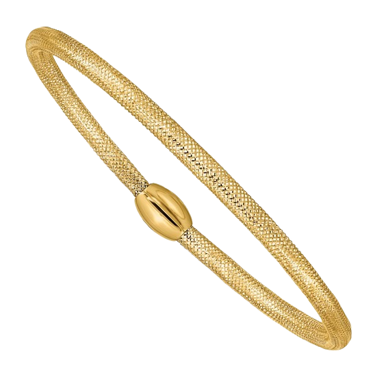 Woven Mesh Slip-On Bracelet, 3mm