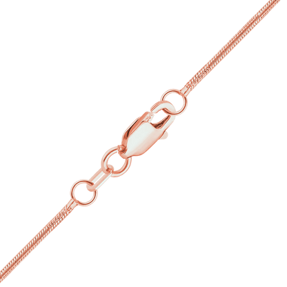 Round Snake Bracelet in 14K Rose Gold