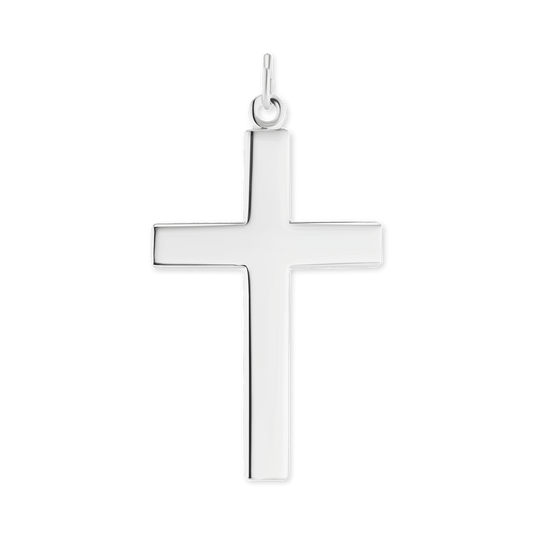 Double-Sided Cross Pendant with Lord's Prayer