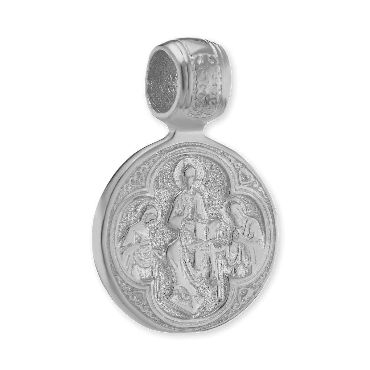 Resurrection Byzantine Double-Sided Pendant