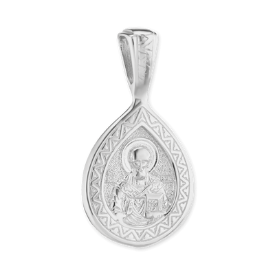 Mary and The Swords Byzantine Double-Sided Pendant
