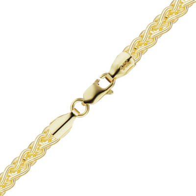 Wheat Anklet in 14K yellow gold