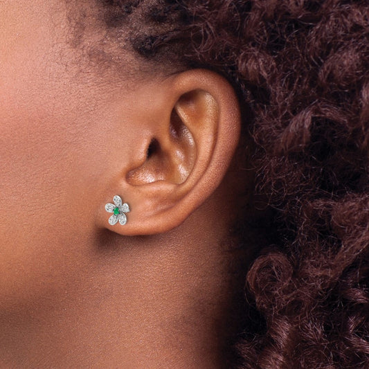 Diamond and Emerald Earrings — photo set