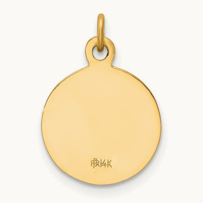 Saint Paul Medal Charm, 14K