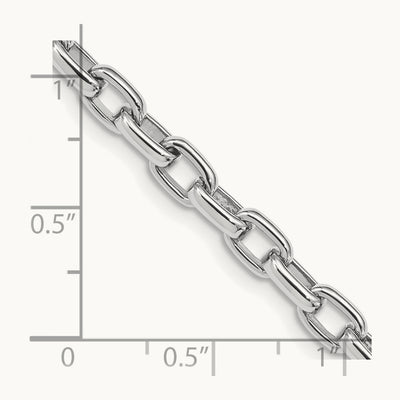 WG Fancy Link Hand Polished Chain, 5mm, 14K