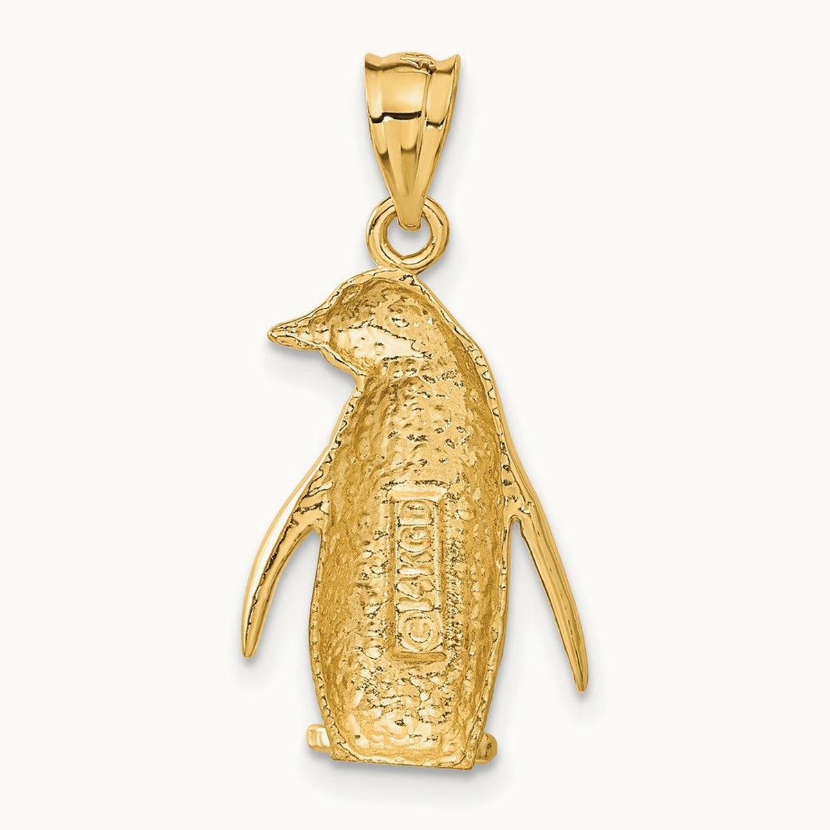 Penguin Charm, 14K