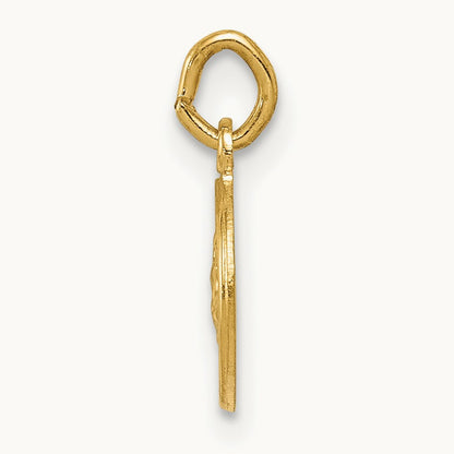 Saint Christopher Medal Charm, 14K