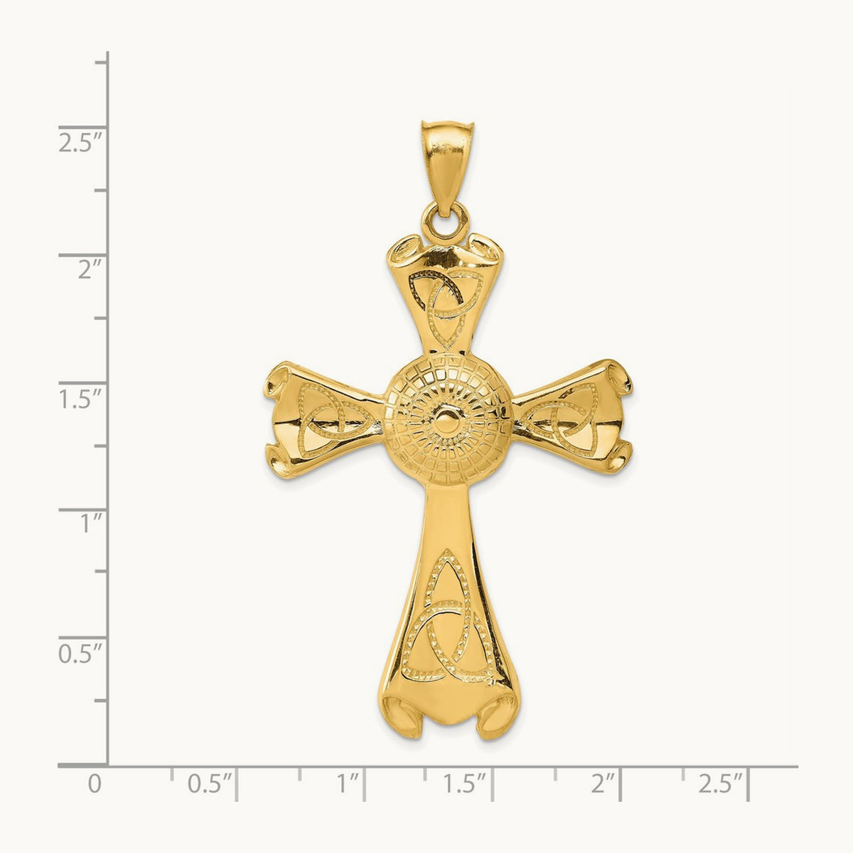 Celtic Cross Pendant, 14K