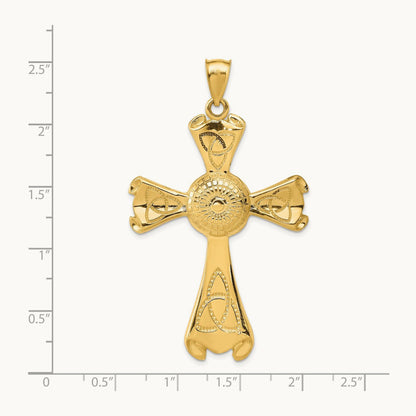 Celtic Cross Pendant, 14K